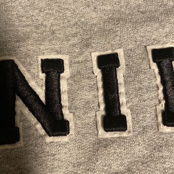 Embroidered Crewneck -Not Real Nike, Letters Sewn - Picture 4 of 4